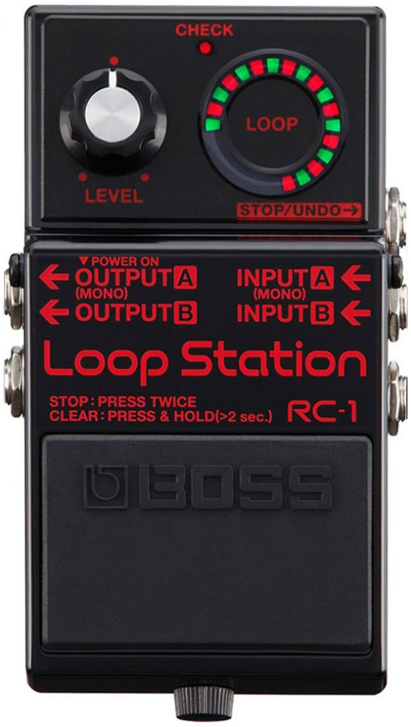 BOSS RC-1 BK ルーパー Loop Station BOSS Black, Station, –