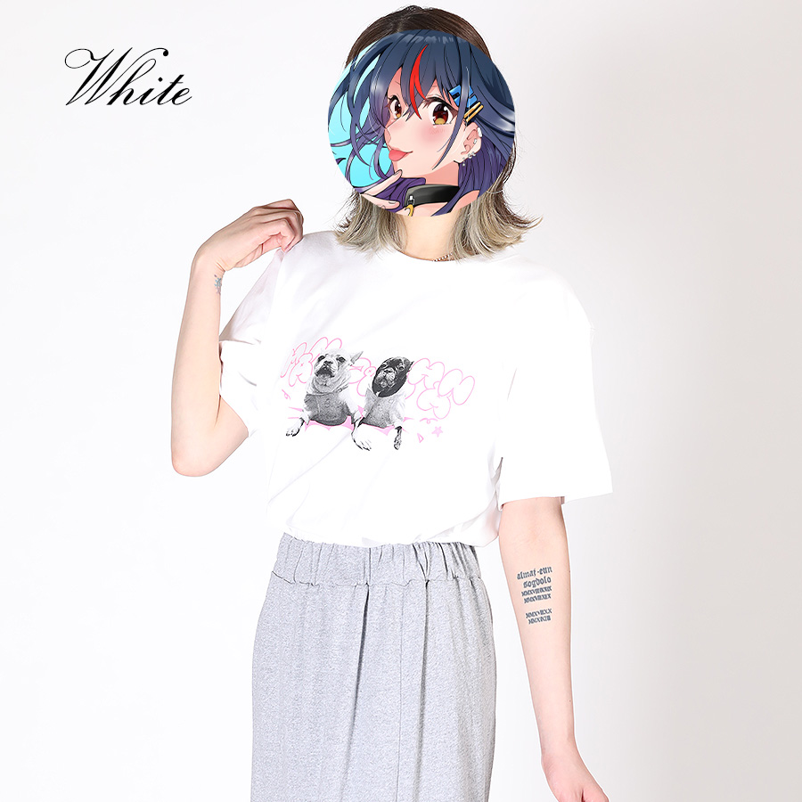 受注期間限定！まんじちゃん。コラボ企画第3弾！コラボ半袖Tシャツ