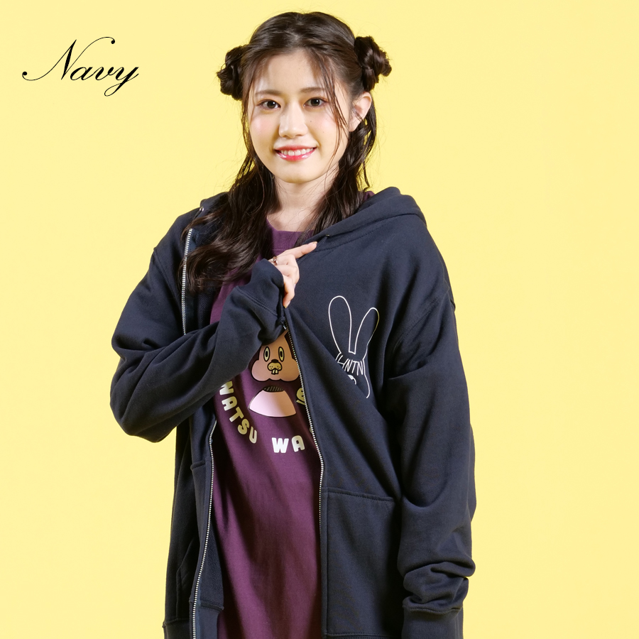 受注期間限定！花谷麻妃コラボ企画第2弾！コラボZIPパーカー◇花谷麻妃