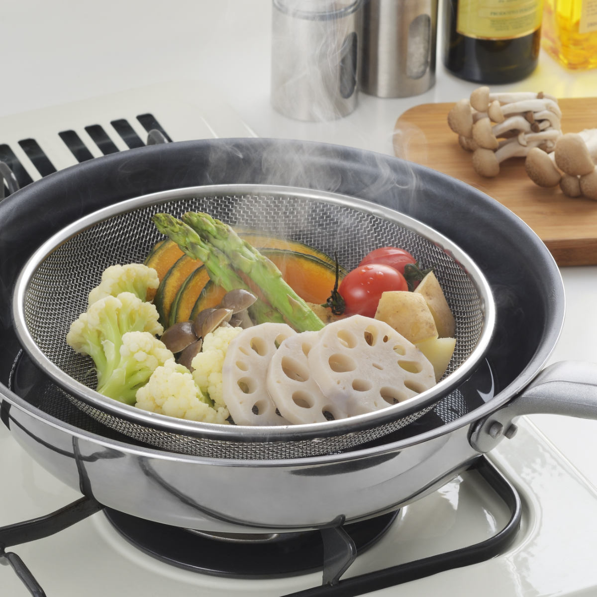 dショッピング |浅ザル 19cm 生活のかたち ステンレス製 脚付き 日本製