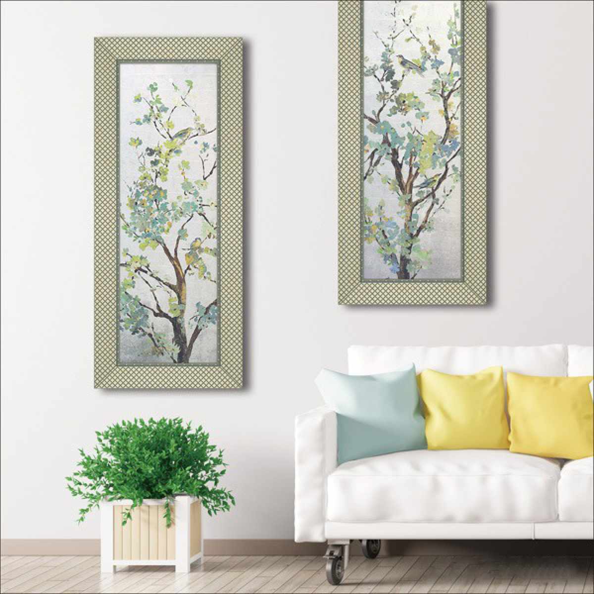 アートパネル エイジア イェンセン 『サーガ ブランチ』 44.5×105.5cm