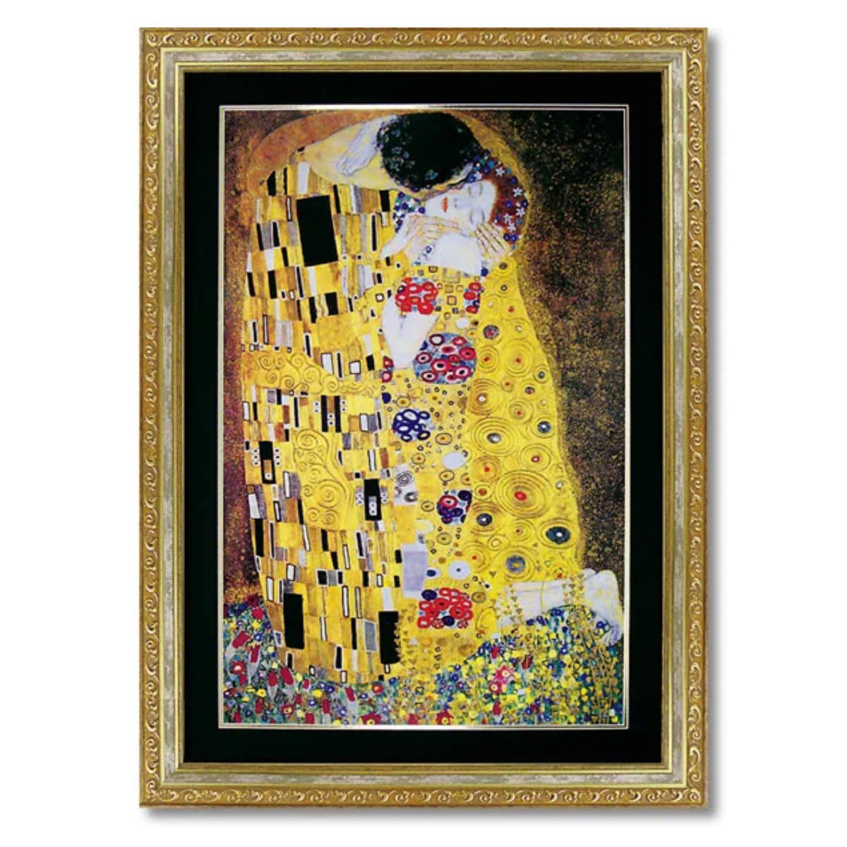 アートパネル グスタフ クリムト 『ザ・キス』 74.5×102.5cm （ 絵画