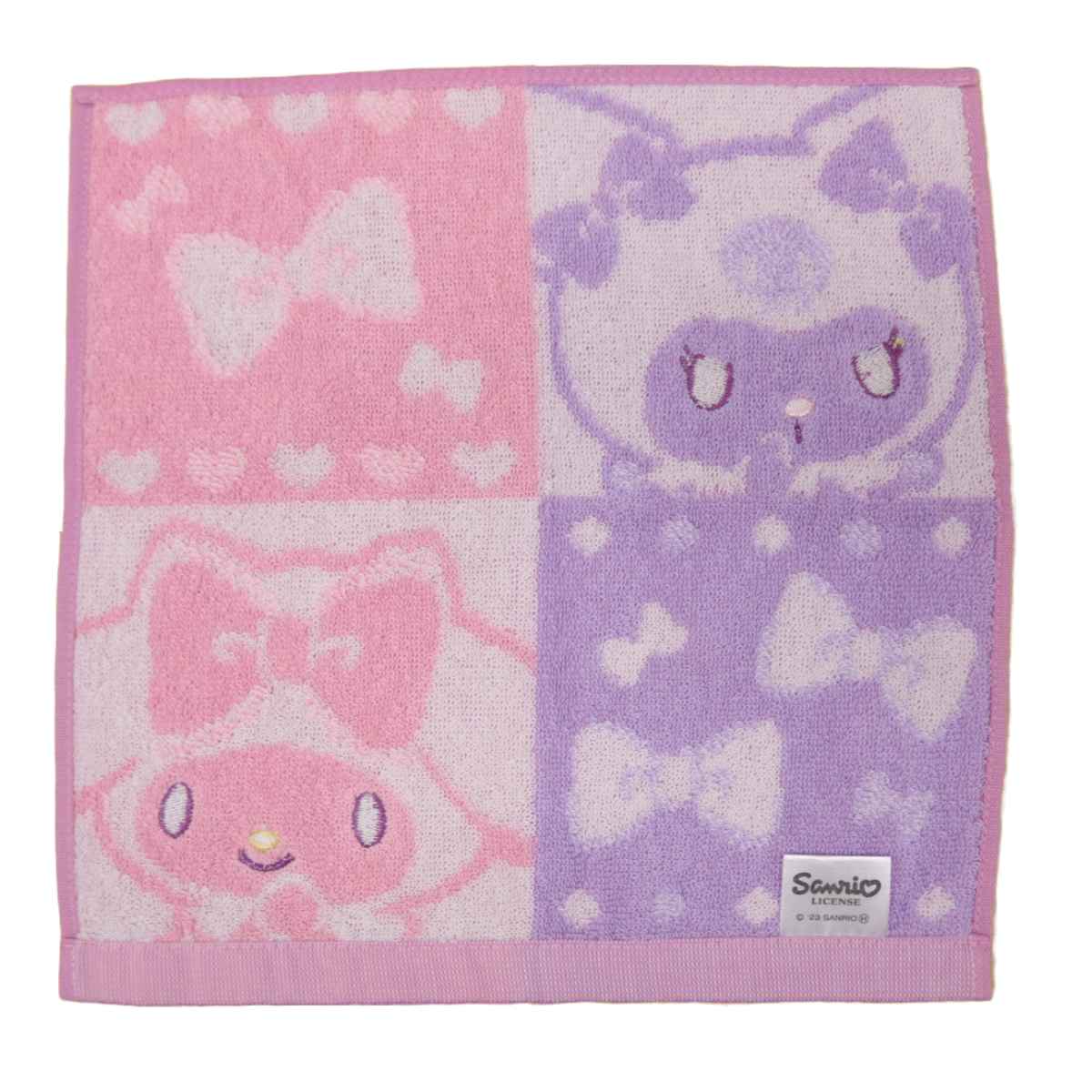 ミニタオル マイメロ 25×25cm マイメロディ&クロミ ドリーミング