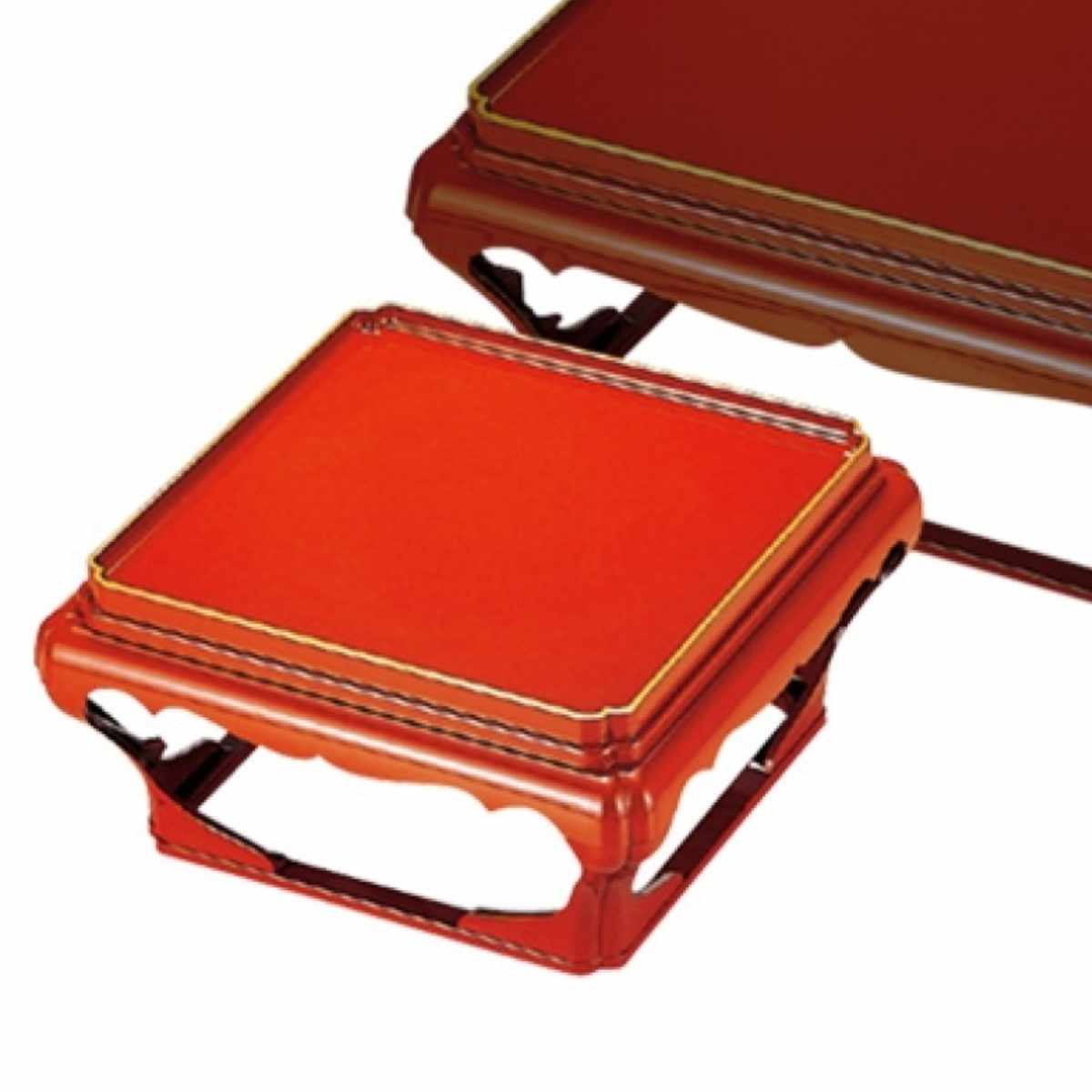 殿様膳 仁ノ膳 片面タイプ 足付 朱天金 お膳 業務用 （ 本膳料理