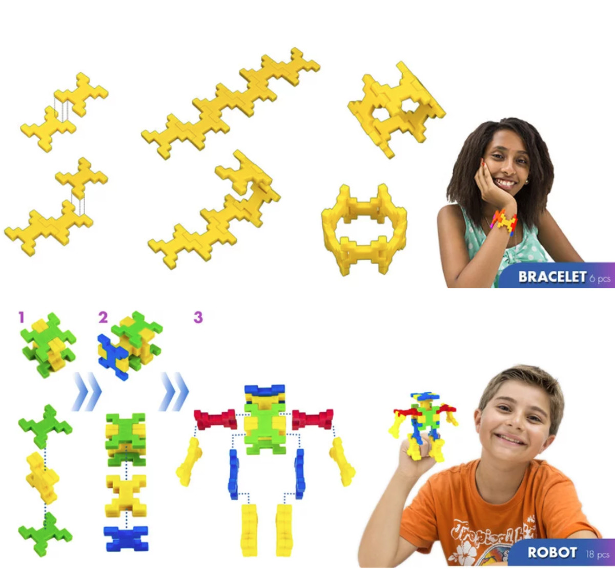 知育玩具 インカストロDoypack Tino20ピース入り （ ブロック オモチャ