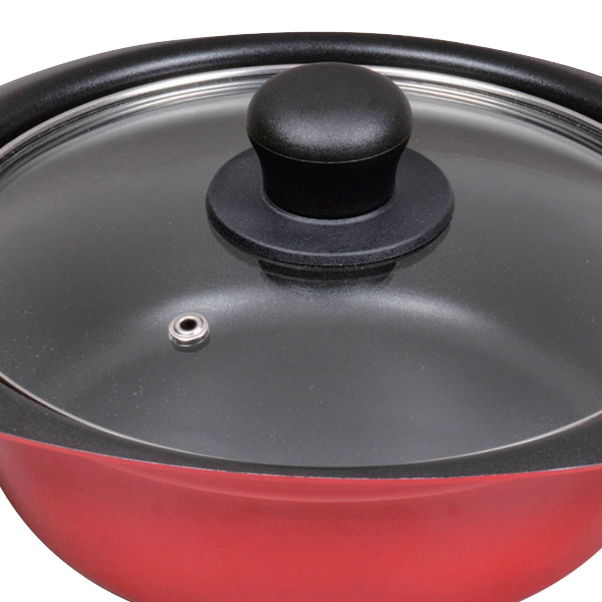 dショッピング |卓上鍋 18cm IH対応 プチクック ふっ素加工 ガラス蓋付