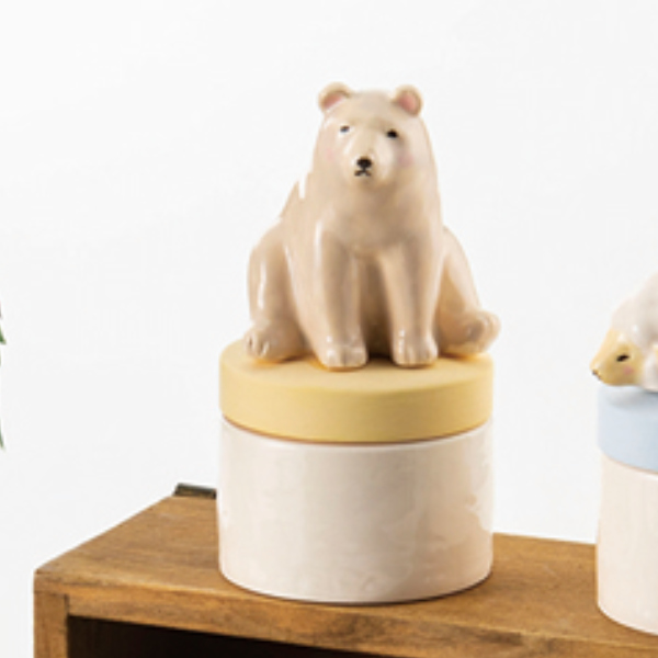 アロマストーン クマ 動物 陶器 （ アロマポット アロマ 石 セラミック
