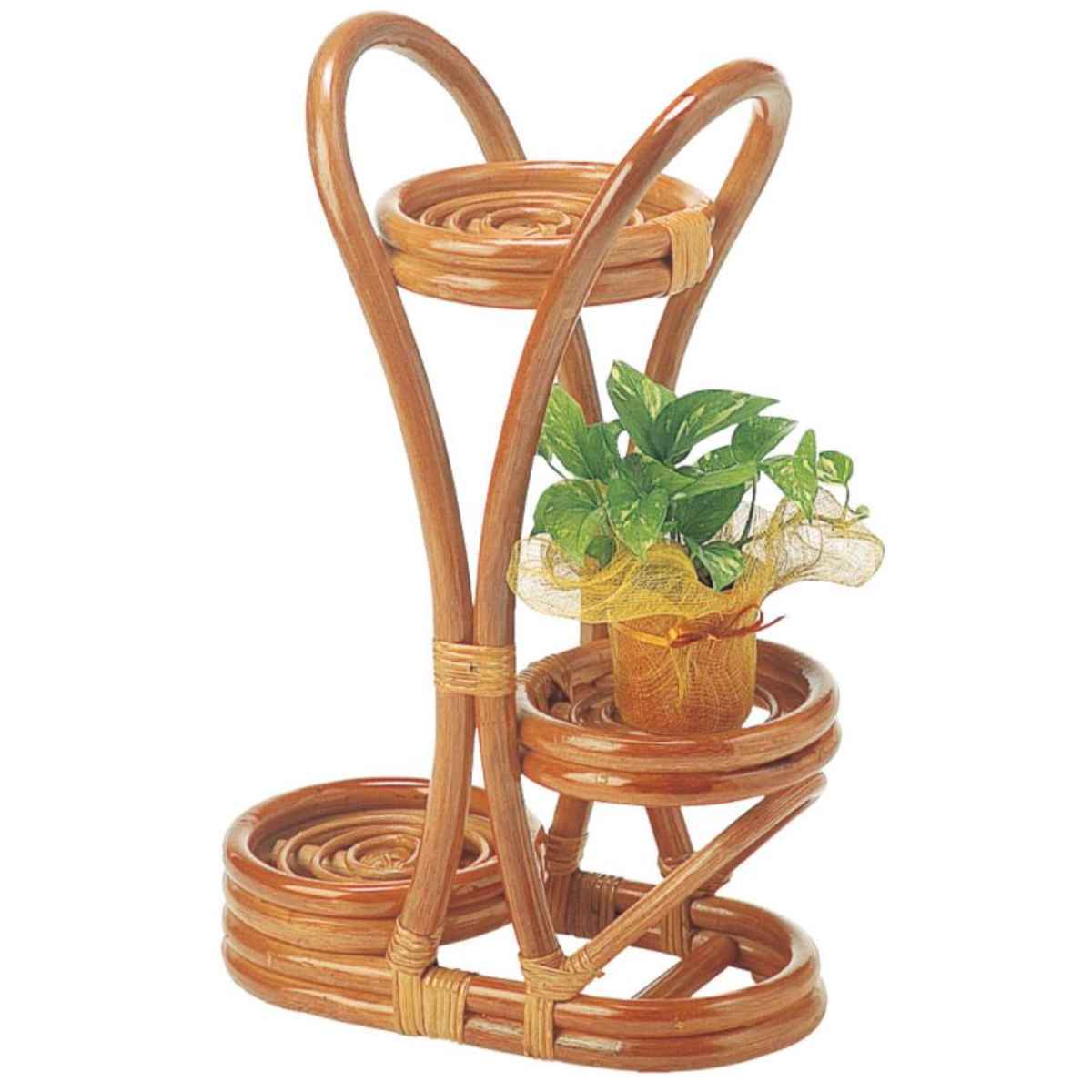 dショッピング |籐 フラワーラック ラタン製 幅40cm （ フラワー台