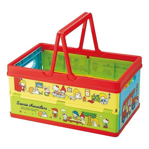 dショッピング |コンテナ 折りたたみ 収納ボックス サンリオ