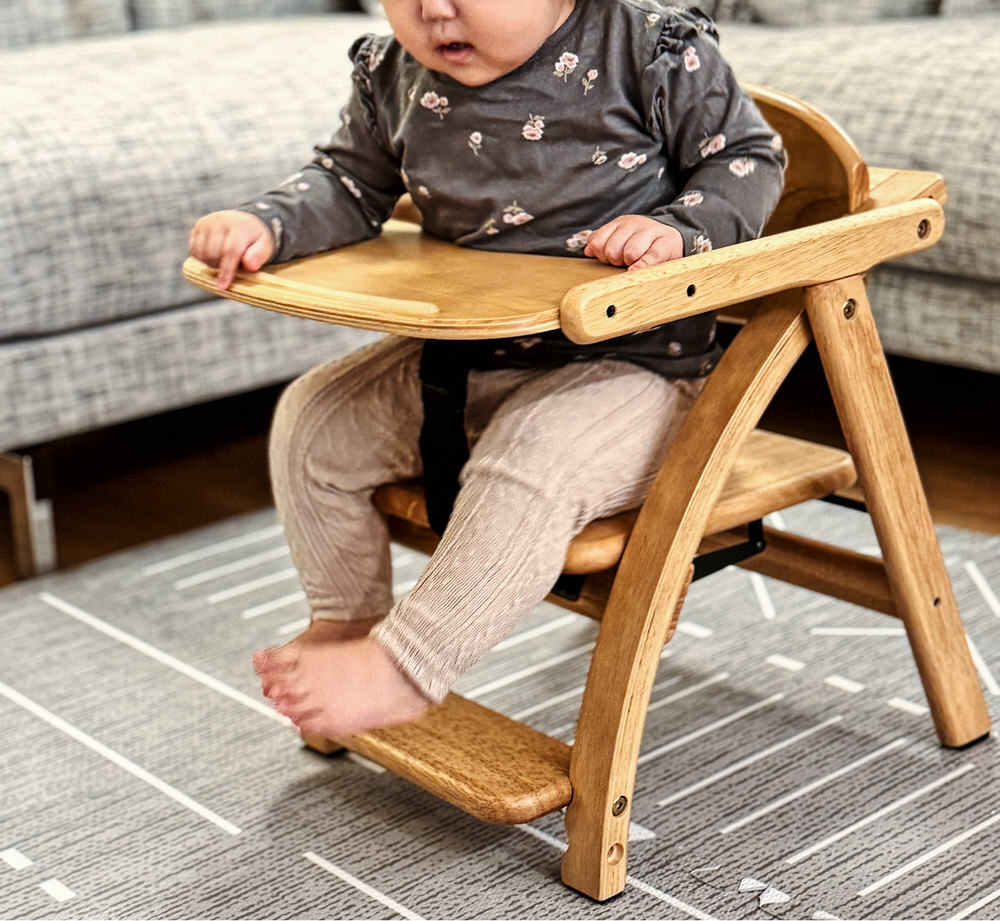 ベビーチェア】大和屋のアーチ木製ローチェアがおすすめな理由【口コミ