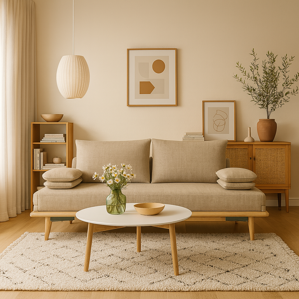 ソファー K814 ホワイトアッシュ FAS級天然無垢材 棉麻生地 – LivoraOne