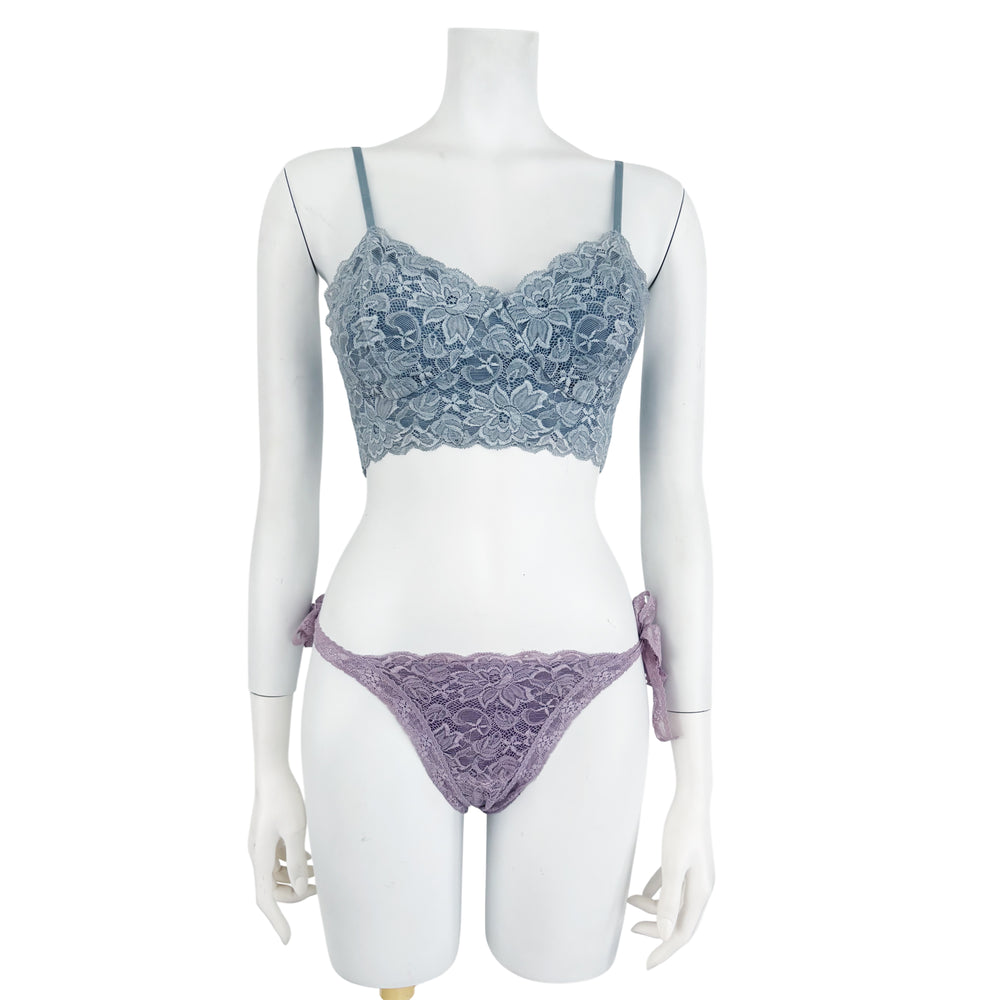 予約受付中】マリーゴールド染めシルクレースブラ