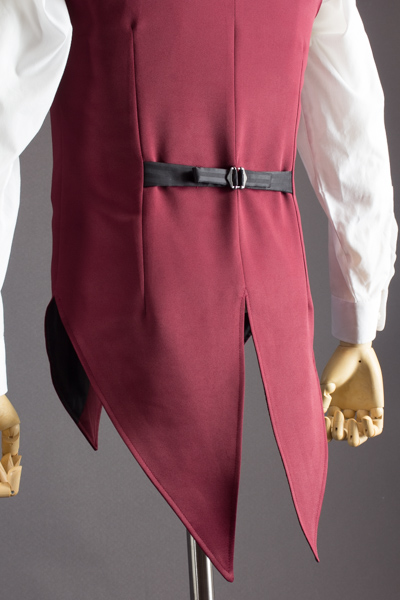 グラキリス レッド ｜ くられ先生デザイン 燕尾ベスト 【 ロングコート