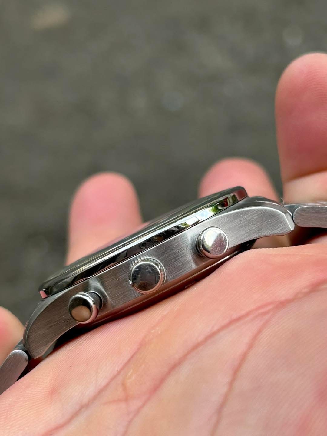 FHB Classic chronograph quartz watch Ref.F-404, Swiss made