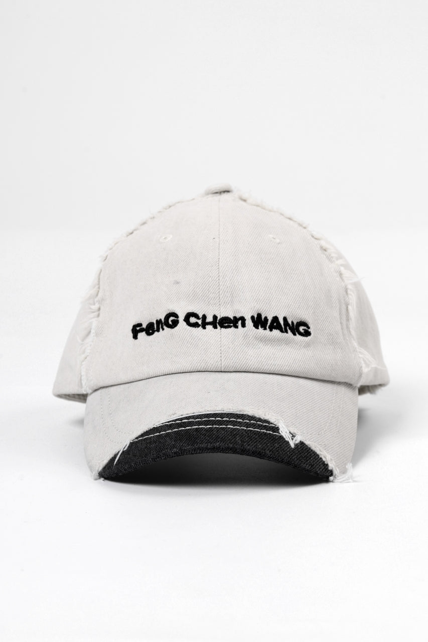 Feng Chen Wang GREY DENIM SANDING FINISHING CAP (GREY)の商品ページ
