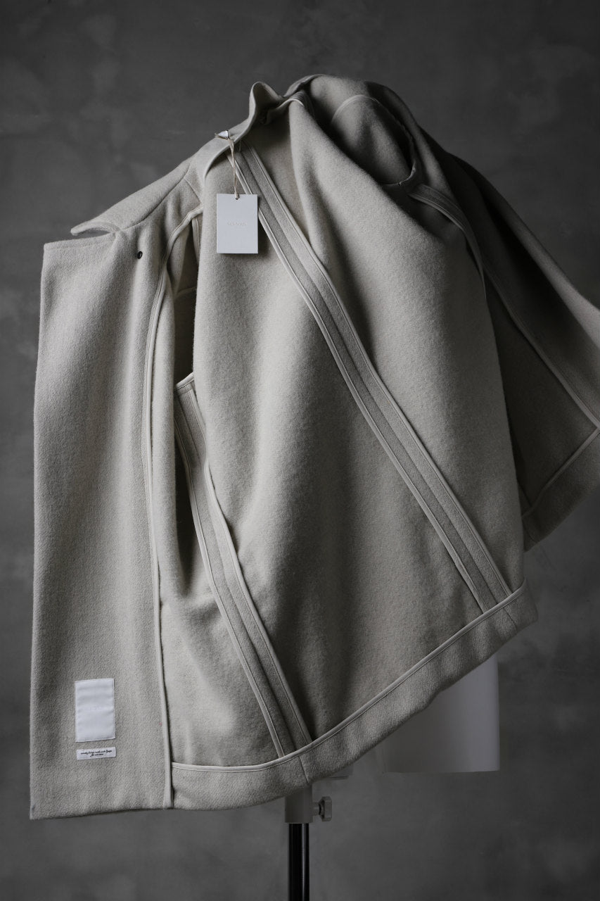 sus-sous chef jacket / W90N10 Raised back melton (ICE) – LOOM OSAKA