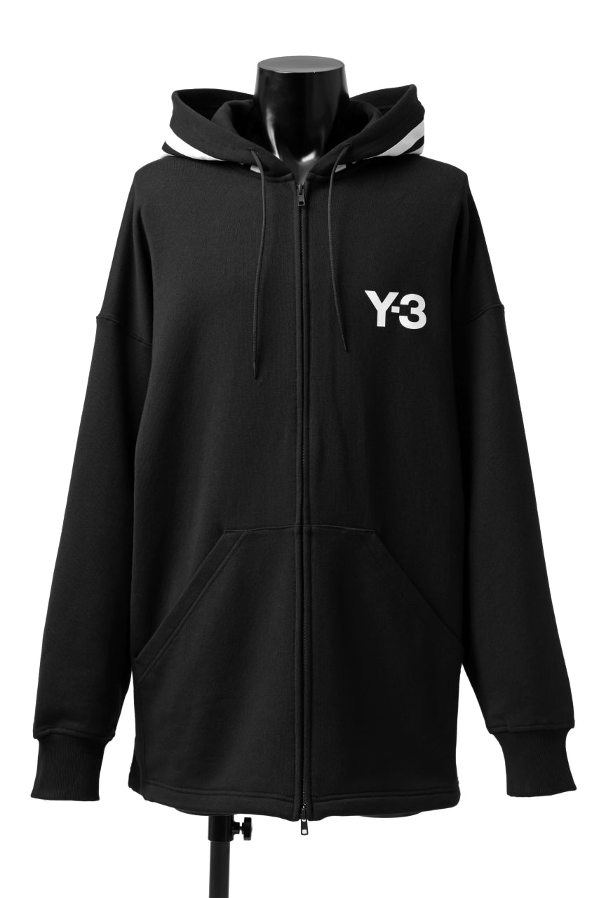 Y-3 Yohji Yamamoto FULL ZIP HOODIE PARKA / FRENCH TERRY (BLACK)の