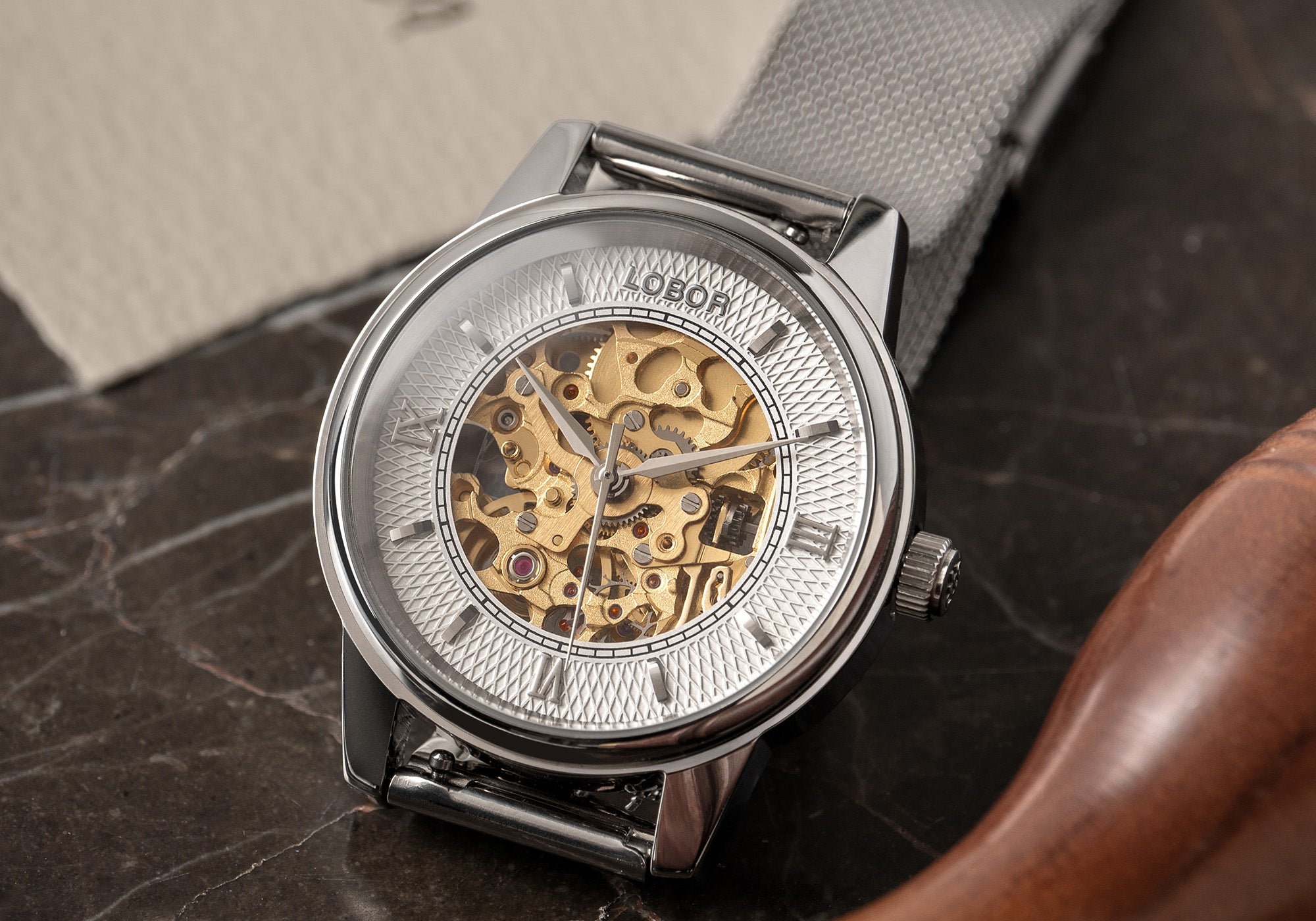 Dynasty Constantine Mesh 40mm | Skeleton Automatic Watches For Men