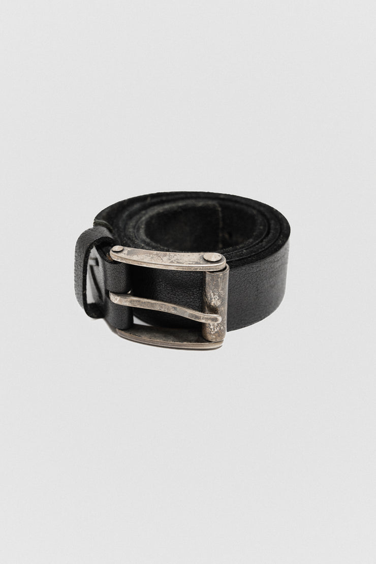ISAMU KATAYAMA BACKLASH - Buffalo leather belt – L'OBSCUR