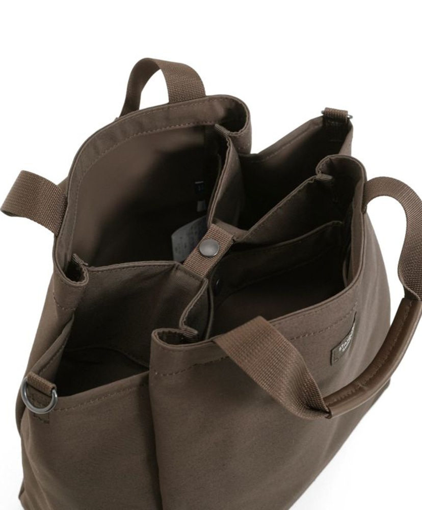 SIMPLICITY DARK BROWN EDITION 2WAY FOLD TOTE(ONE Dark Brown