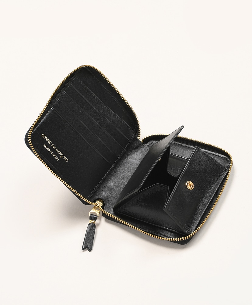 8Z-D002-051 - Classic Leather Line 二つ折りZip Wallet(ONE Bottle