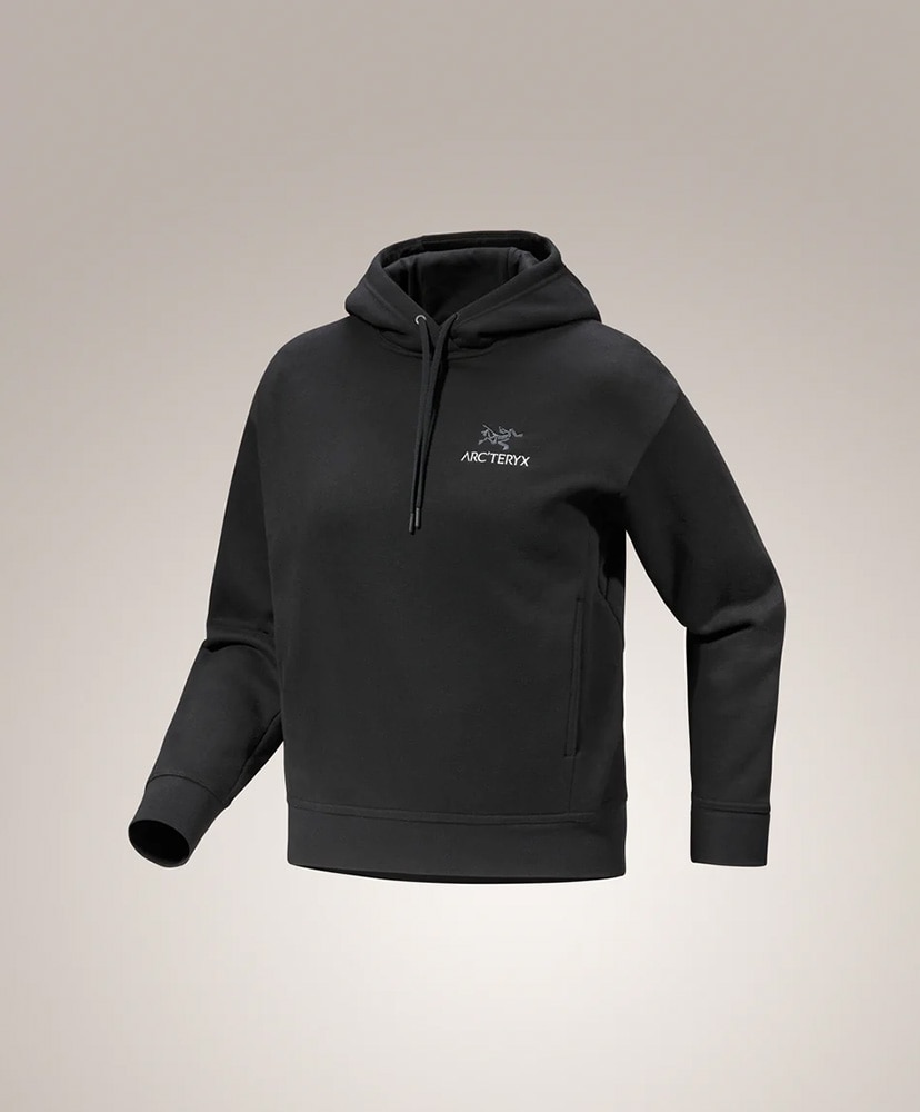 Emblem Fleece Hoody Women's(M(WOMEN) Black/ブラック): ARC'TERYX