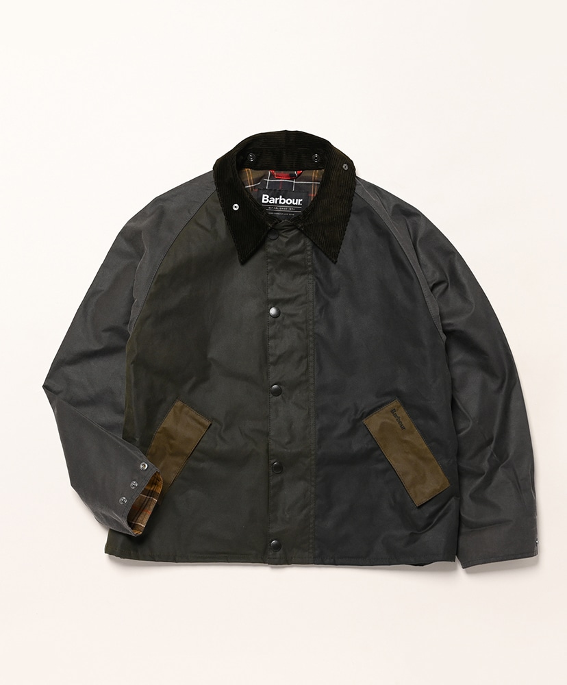 Patchwork Transport Wax Jacket(34 Sage Multi/セージマルチ): Barbour