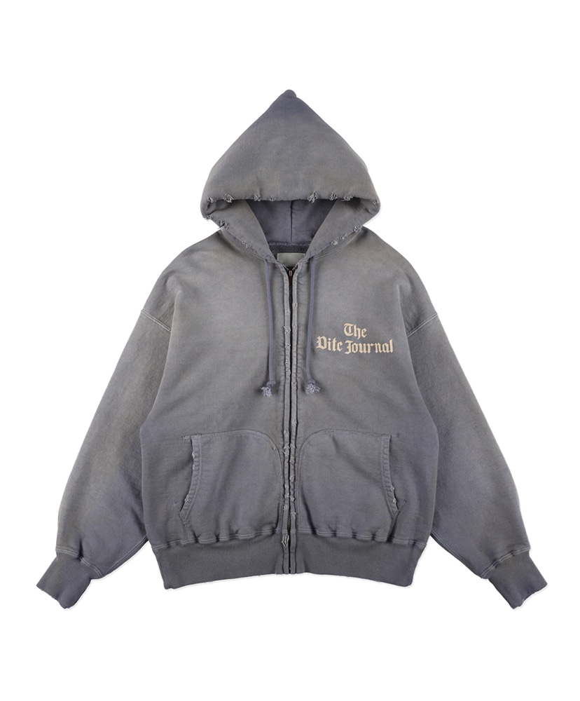 THE DITC JOURNAL Zip Hoodie Aged(L(MEN) Eggplant/エッグプラント