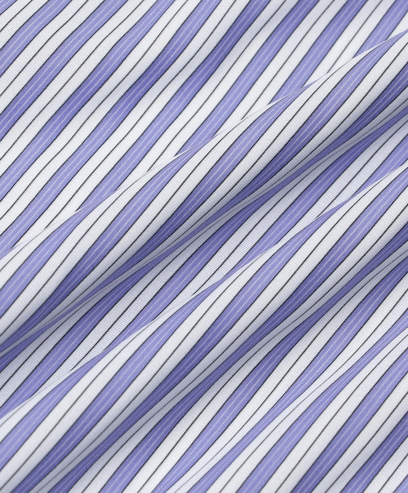 46G Stripe Atmosphere Shirt(L(MEN) Black/ブラック): KANEMASA PHIL.