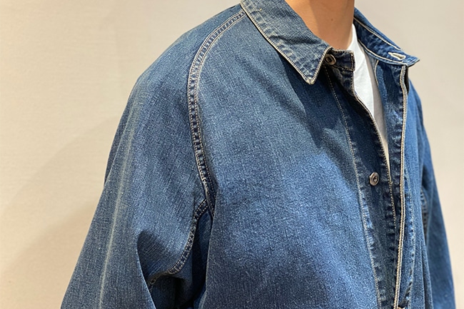 A.PRESSE/アプレッセ】Denim Coverall Jacket