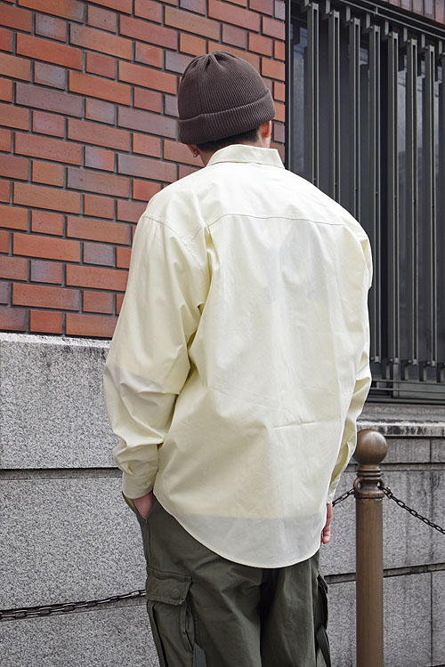 AURALEE[オーラリー] Washed Finx Twill Big Shirt