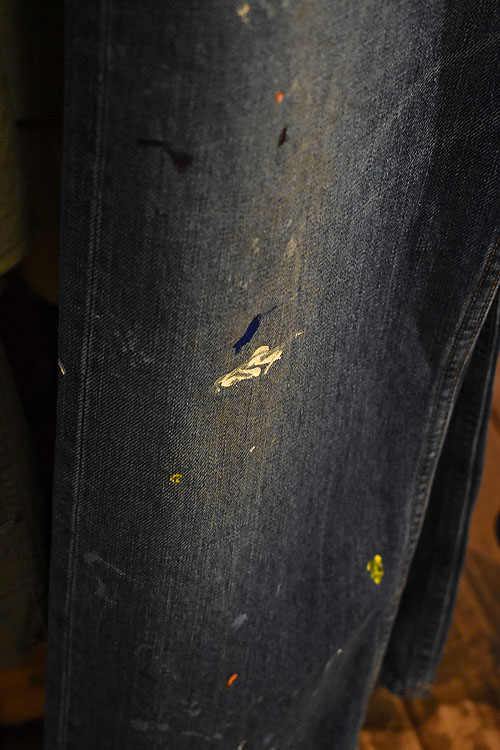 H.UNIT(エイチユニット)-DENIM PAINT 5P / BLK DENIM 5P