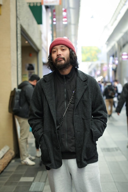 SASSAFRAS[ササフラス] Sprayer Jacket - Herringbone Blanket