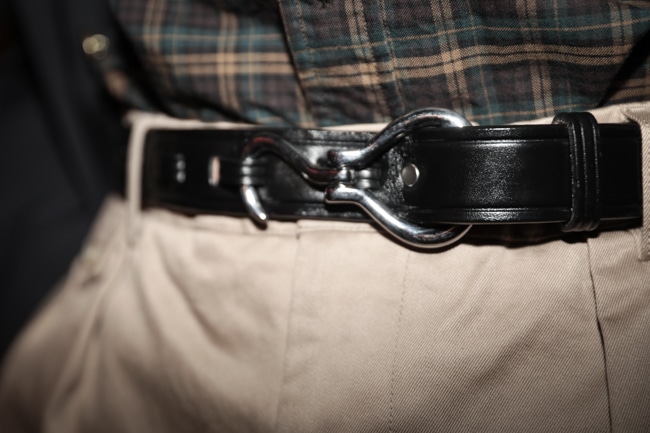 TORY LEATHER HOOF PICK BELT(NICKEL)