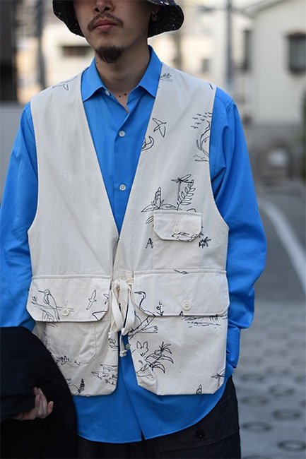 ENGINEERED GARMENTS/エンジニアードガーメンツ】Fowl Vest - Animal