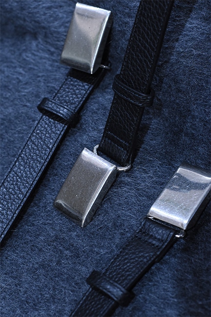Scye/サイ】SP SHRINK LEATHER BOX BUCKLE BELT