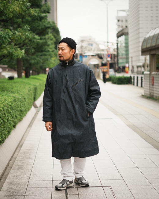 BRU NA BOINNE/ブルーナボイン ランスロットデニムコート [ネービー]