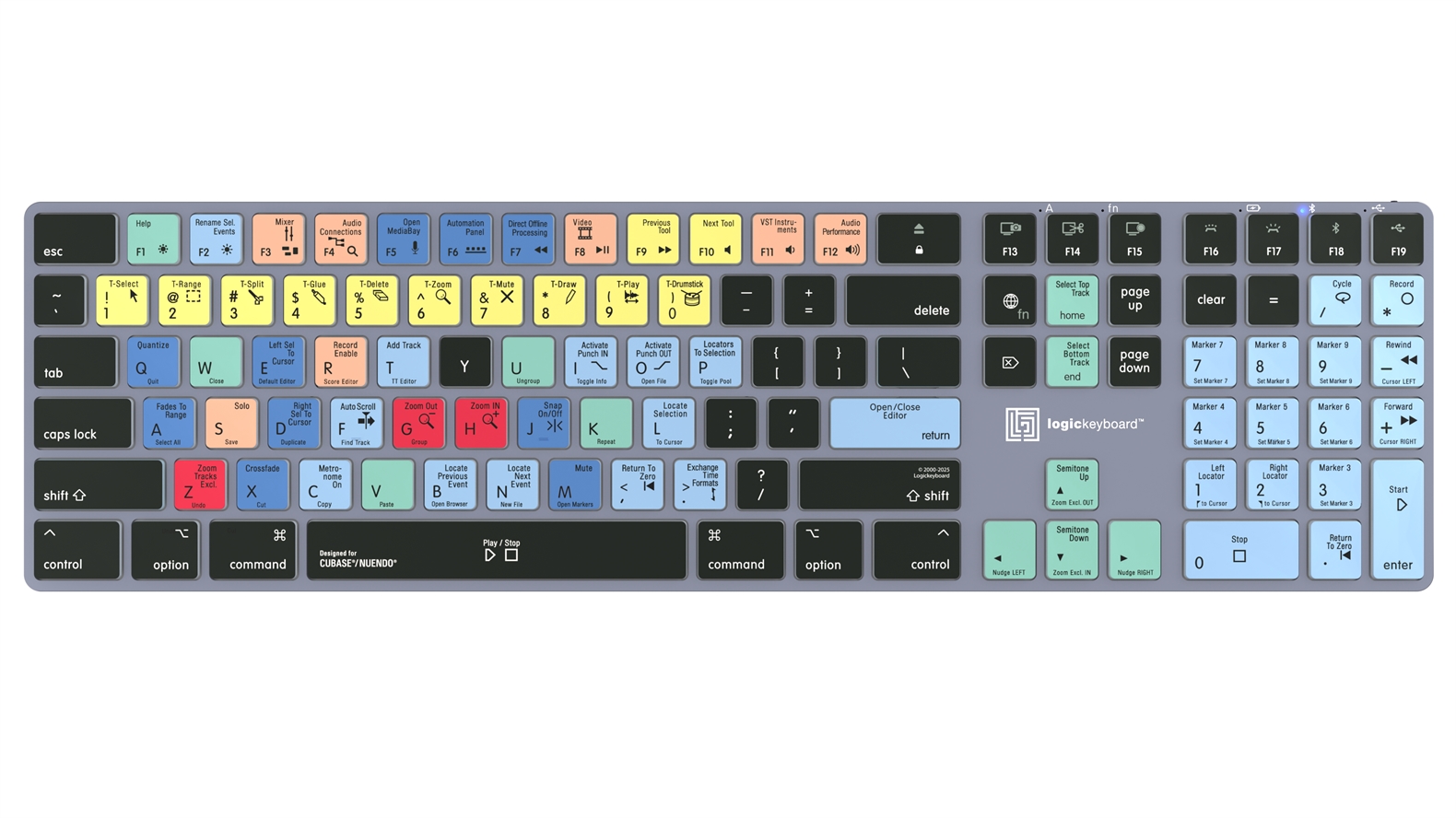 Steinberg Cubase & Nuendo shortcut | Logickeyboard