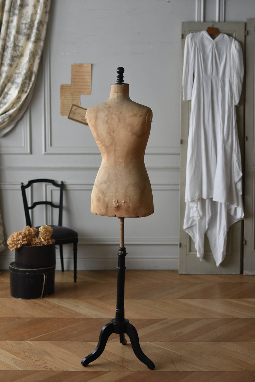 アンティークトルソー.23 フランス アンティーク マネキン