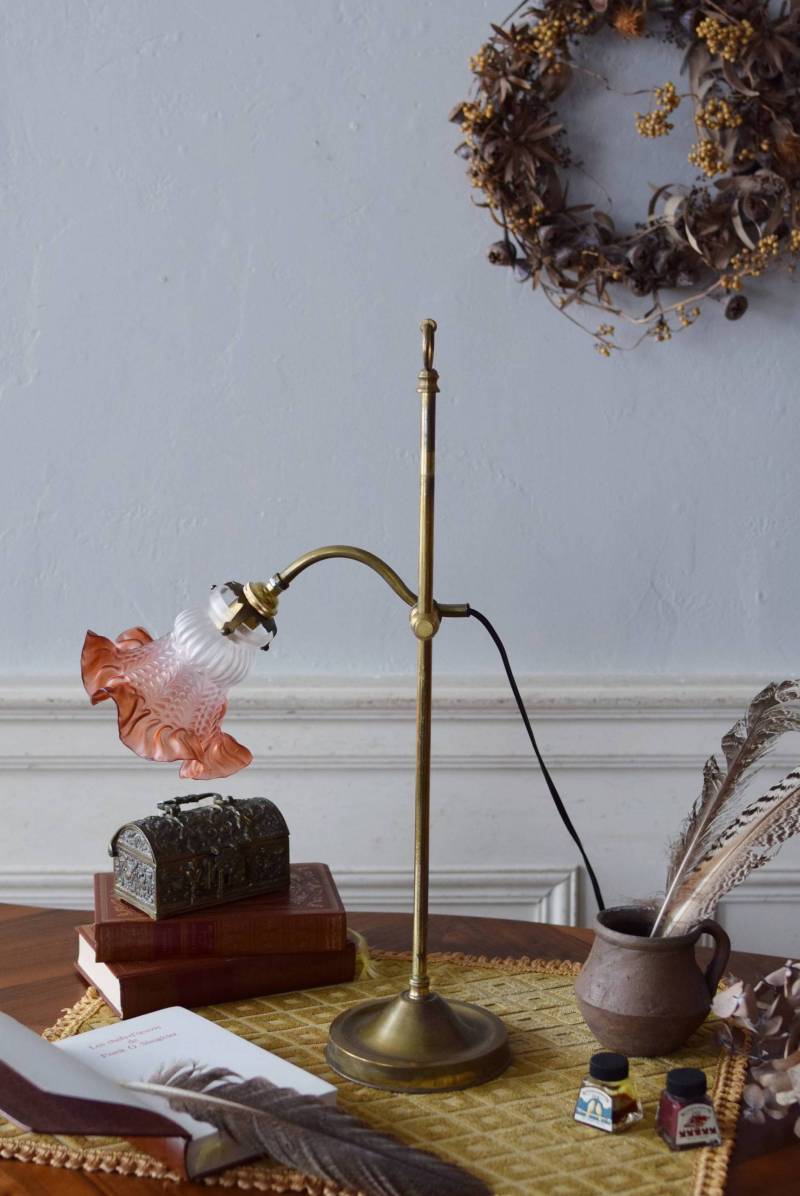 フランスアンティーク照明 デスクランプ.9 卓上照明