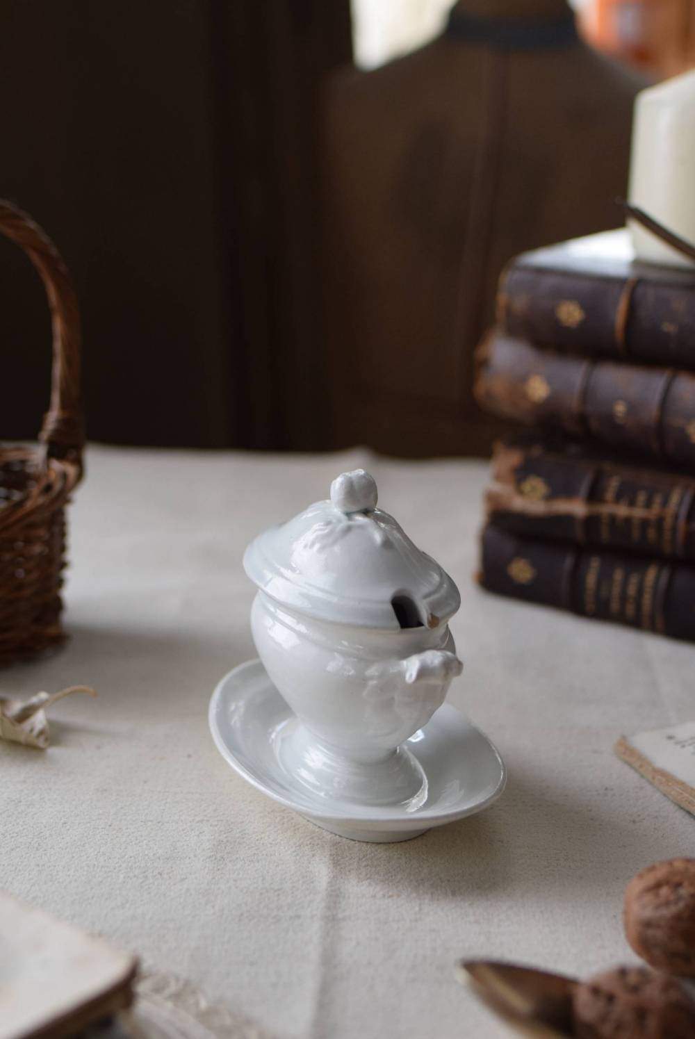 フランスアンティーク雑貨 ムタディエール.7 マスタードポット