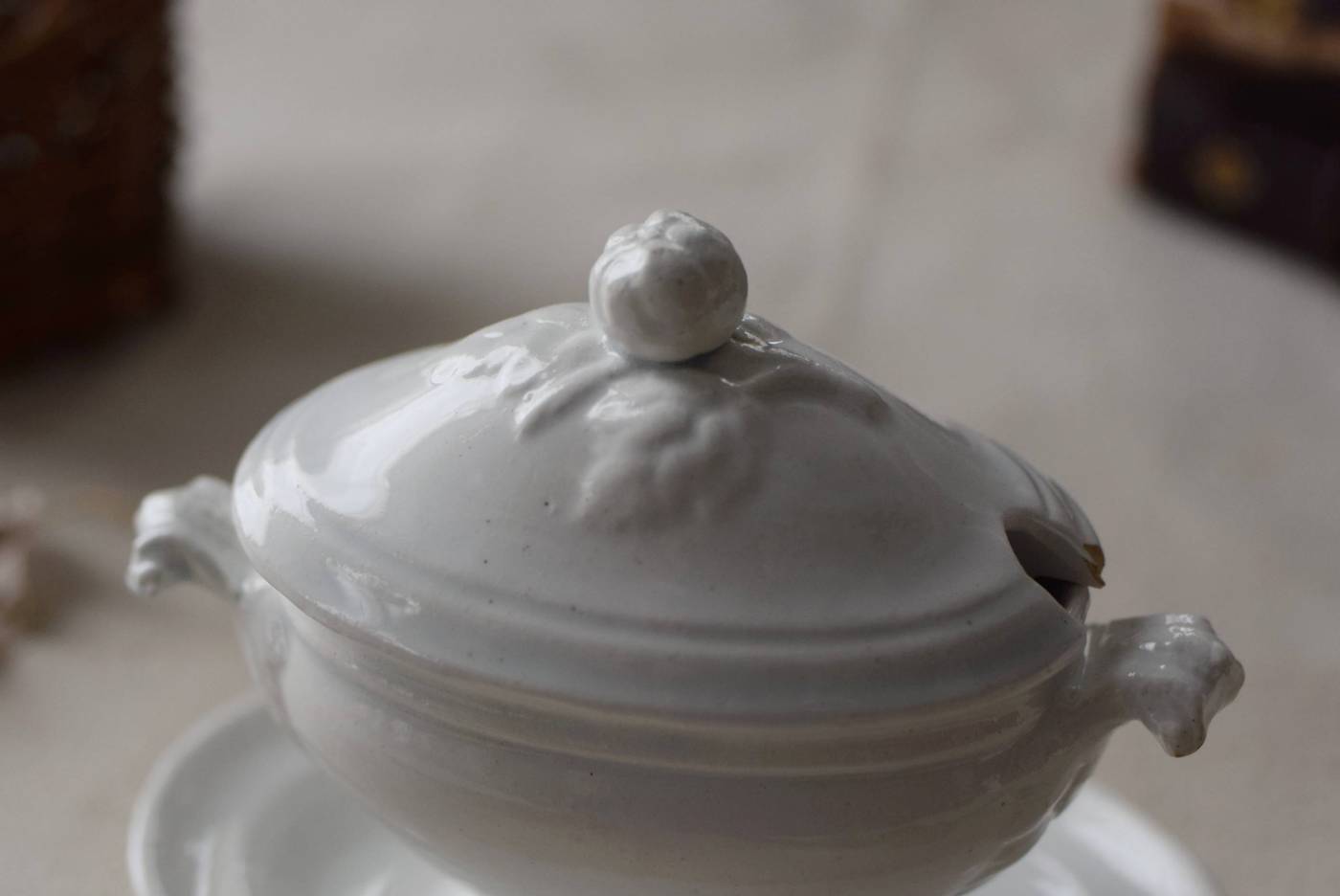 フランスアンティーク雑貨 ムタディエール.7 マスタードポット