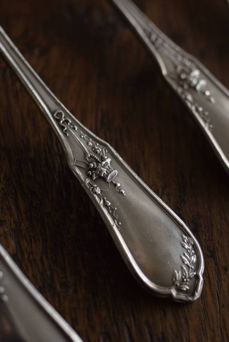 ティースプーン6本セット Ravinet & Cie フランスアンティーク雑貨