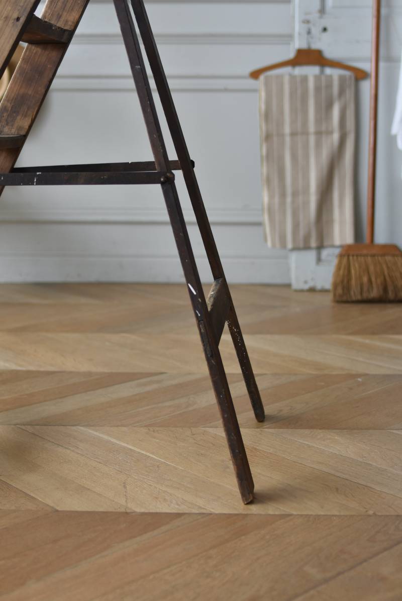ステップラダー.4 ヴィンテージラダー フランス 脚立