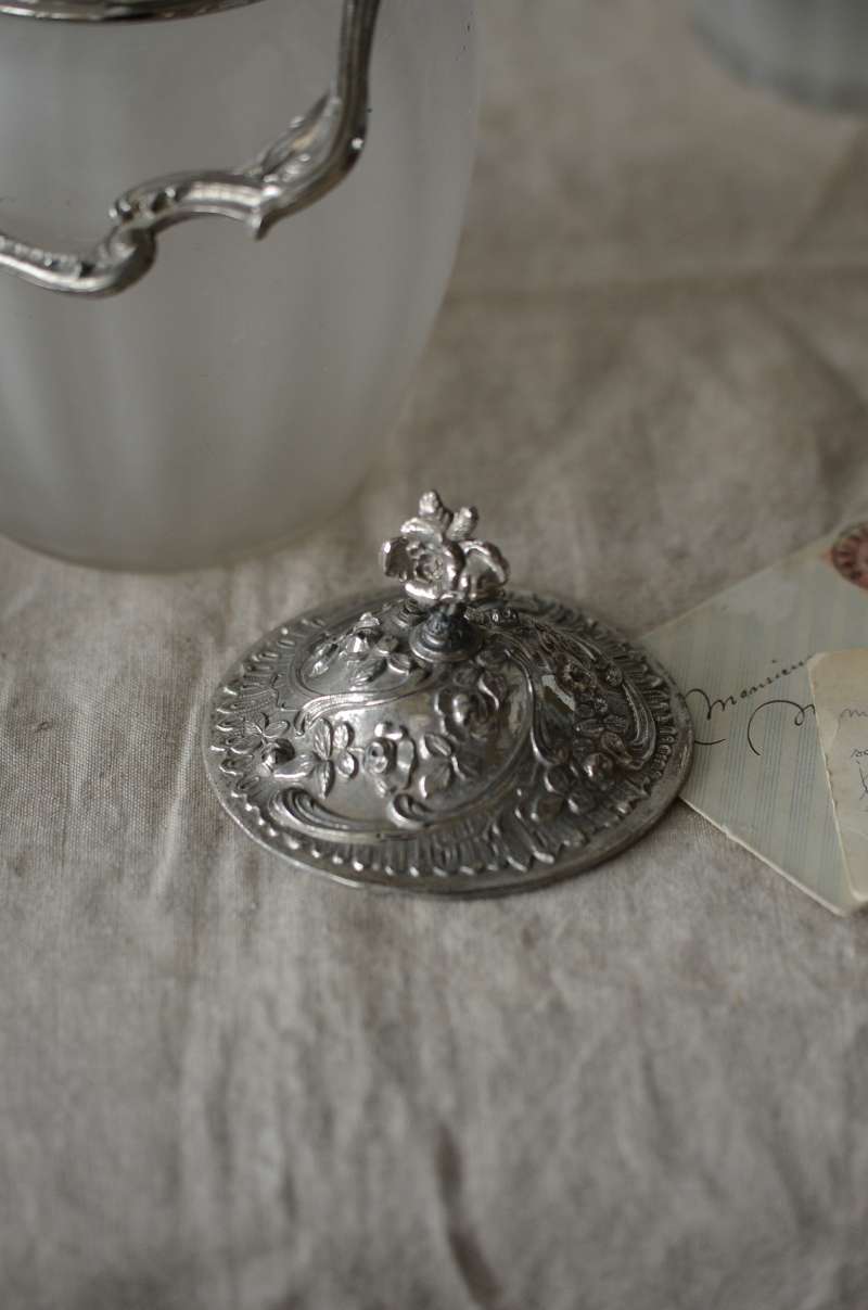 フランスアンティーク雑貨 ビスケットジャー,13 アンティークガラス