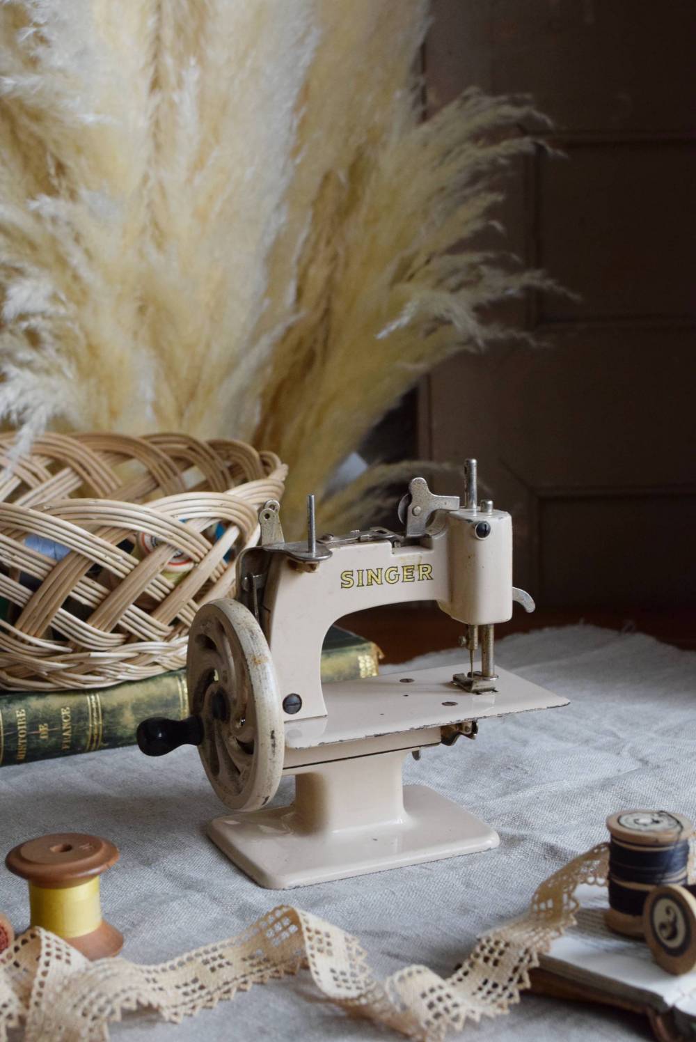ヴィンテージディスプレイ SINGER トイミシン インテリア