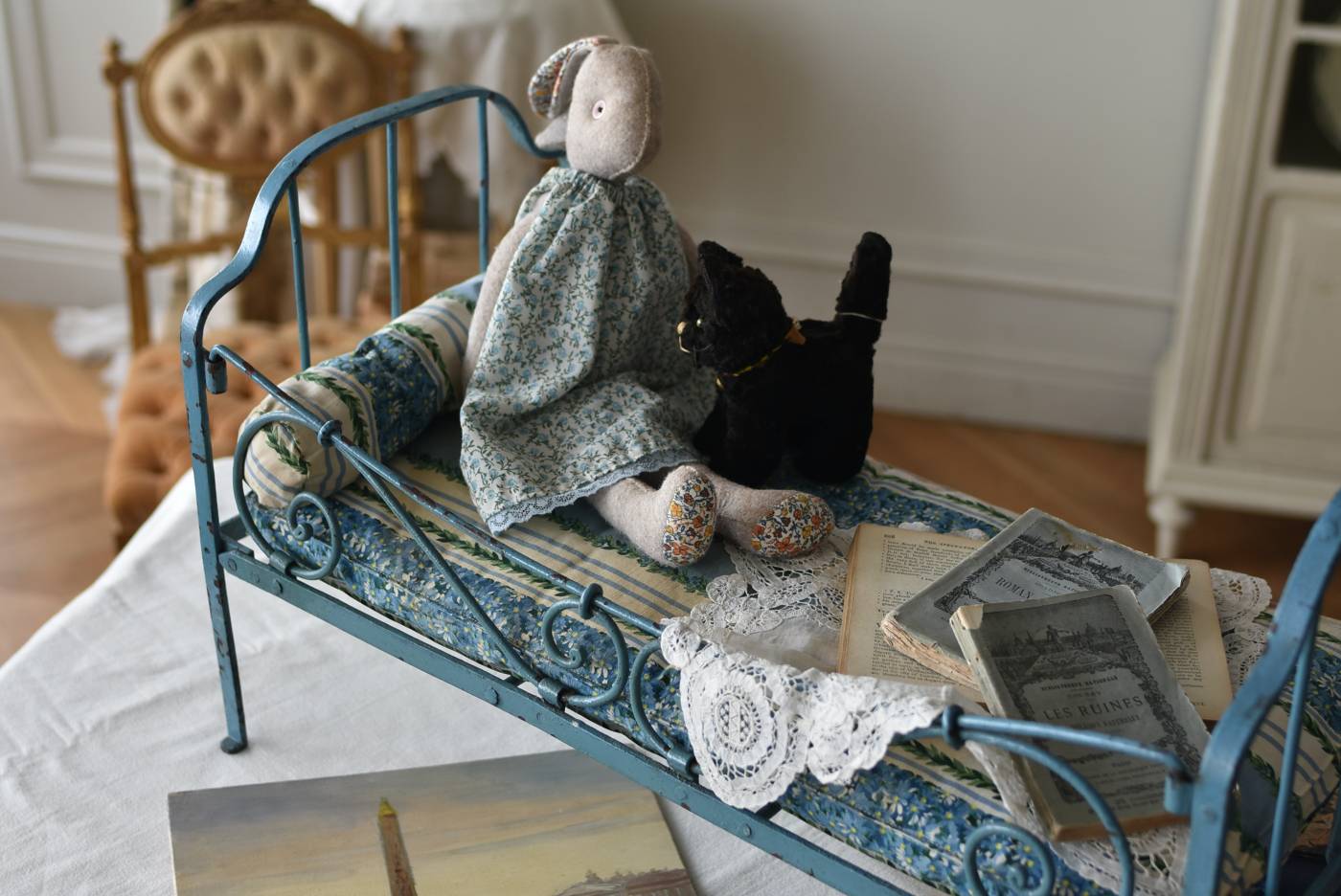 アイアンドールベッド.16 フランスアンティーク家具 ディスプレイ