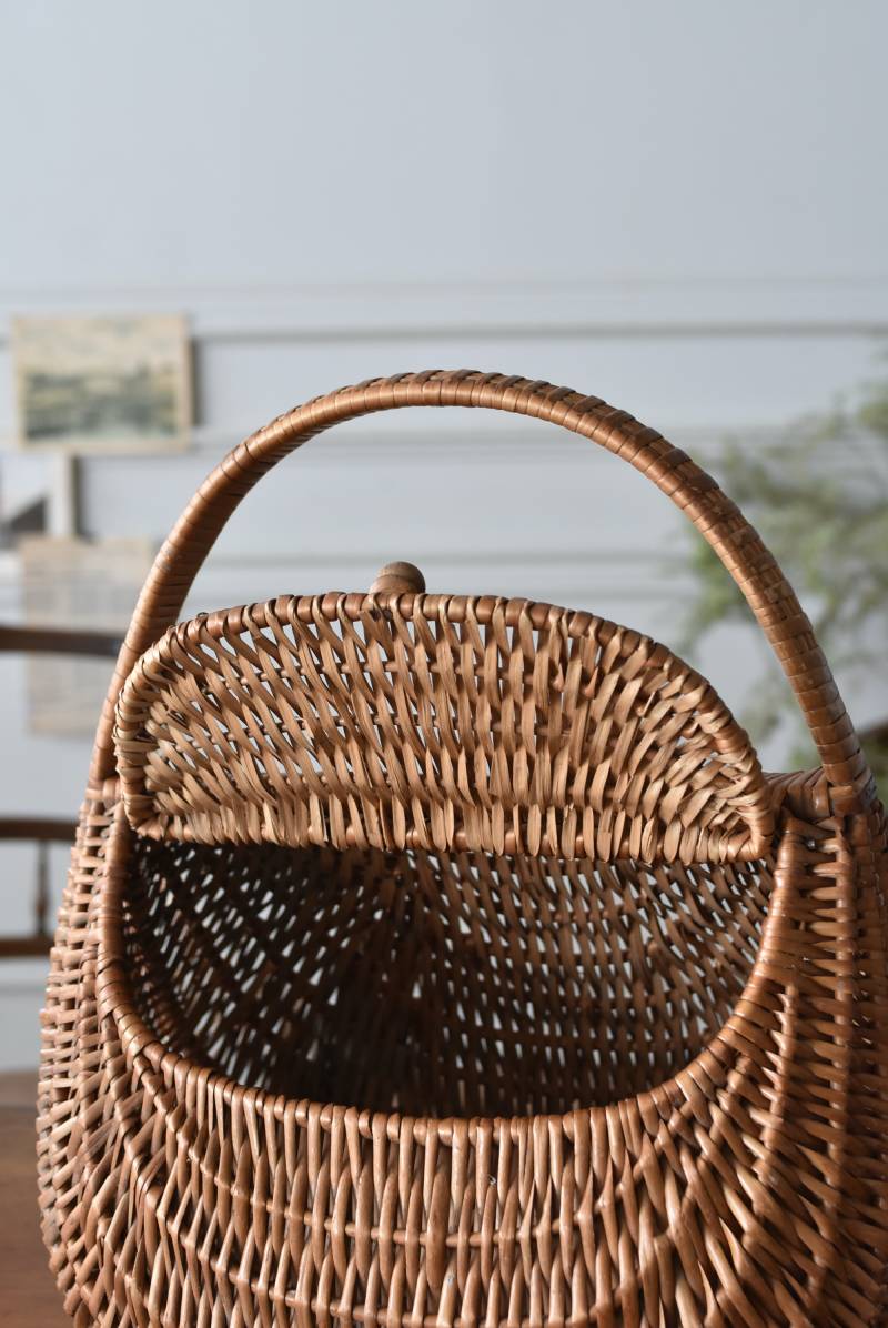 FOBcoopフォブコープ カゴバッグ 蓋付きバスケット フランス柳製