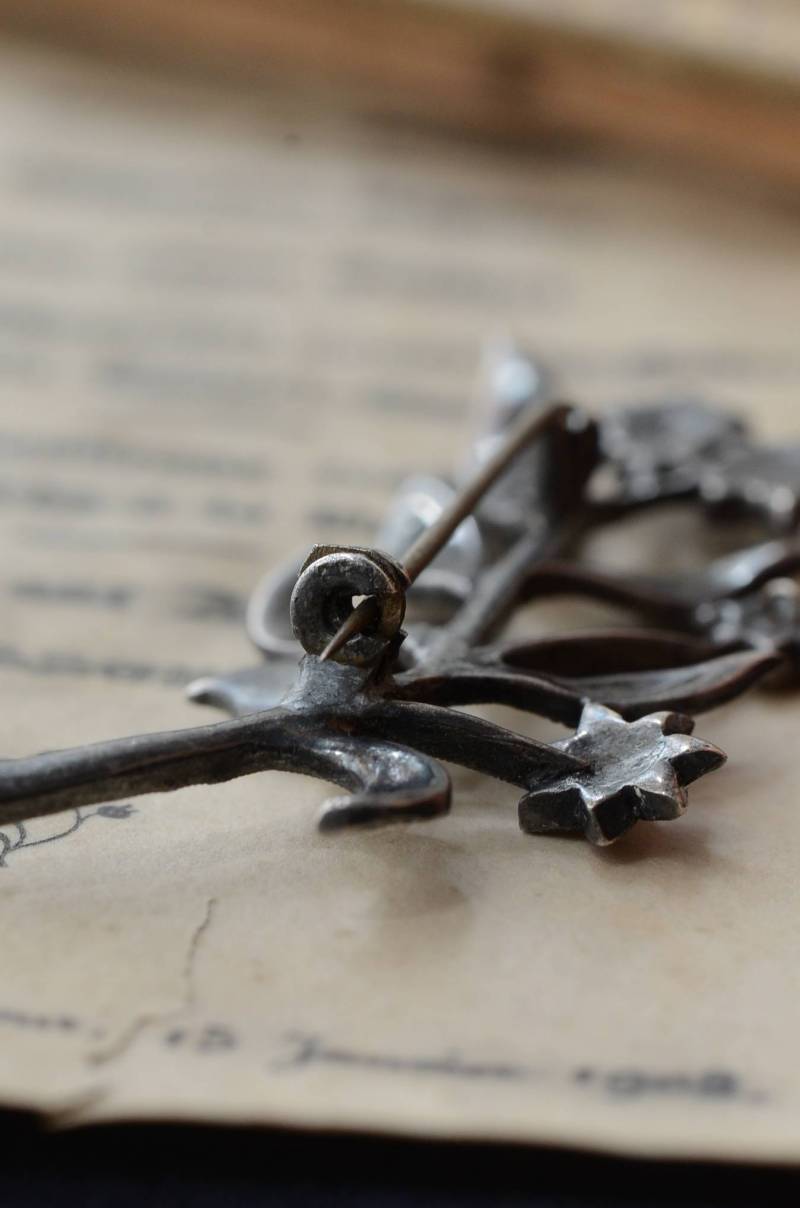 シルバー・マーカサイト ブローチ.13 ヴィンテージジュエリー アクセサリー