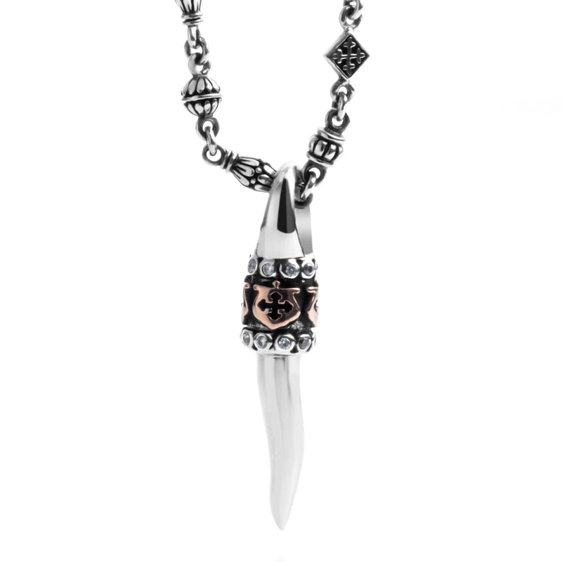 LC 995 CZ WHロードキャメロット(Lord Camelot)シルバーネックレス